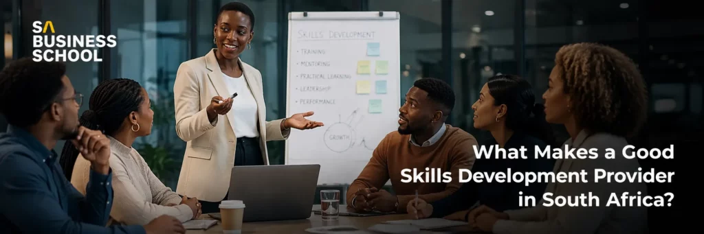 Skills development provider in South Africa facilitating workplace training and employee development